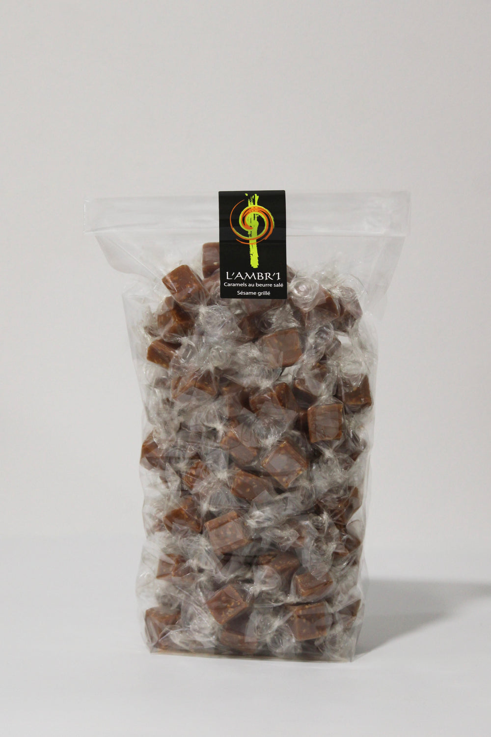 Sachet de bouchées de caramels au sésame - contenant 500g