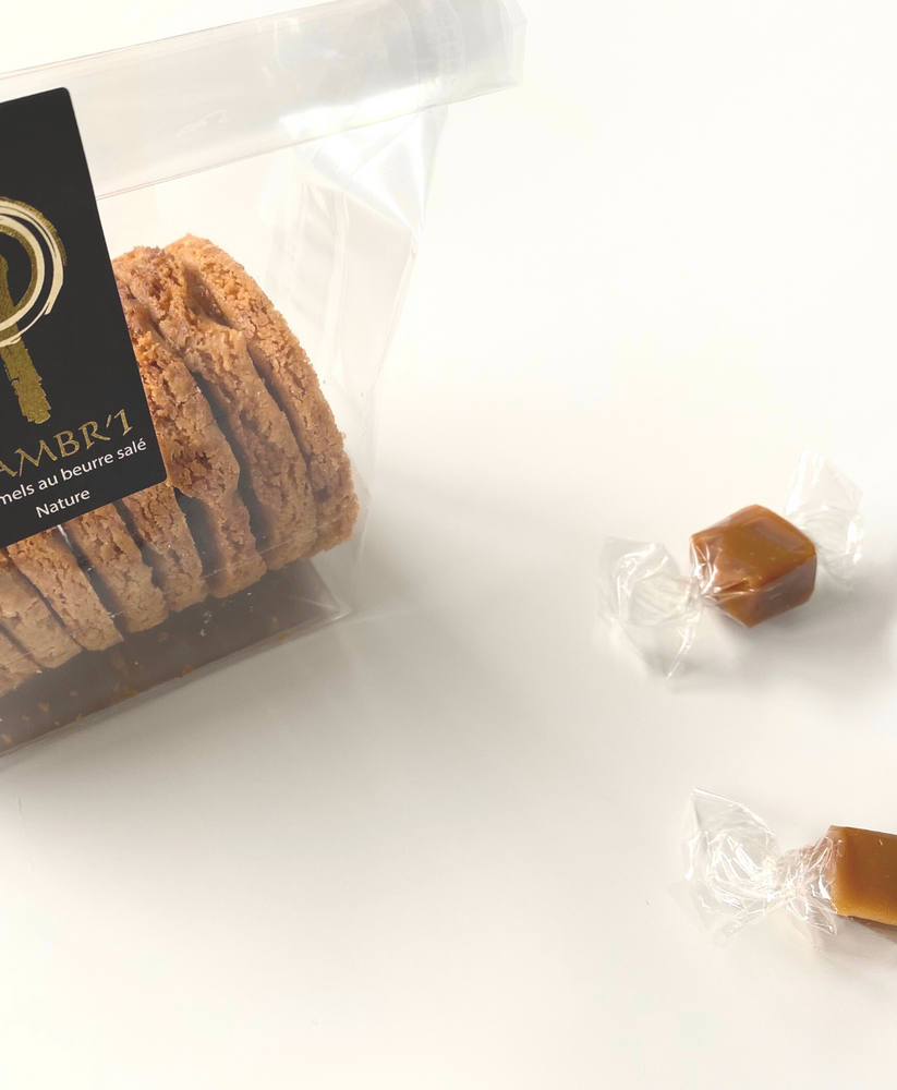 
                  
                    Sachet de sablés aux pépites de caramels au beurre salé
                  
                